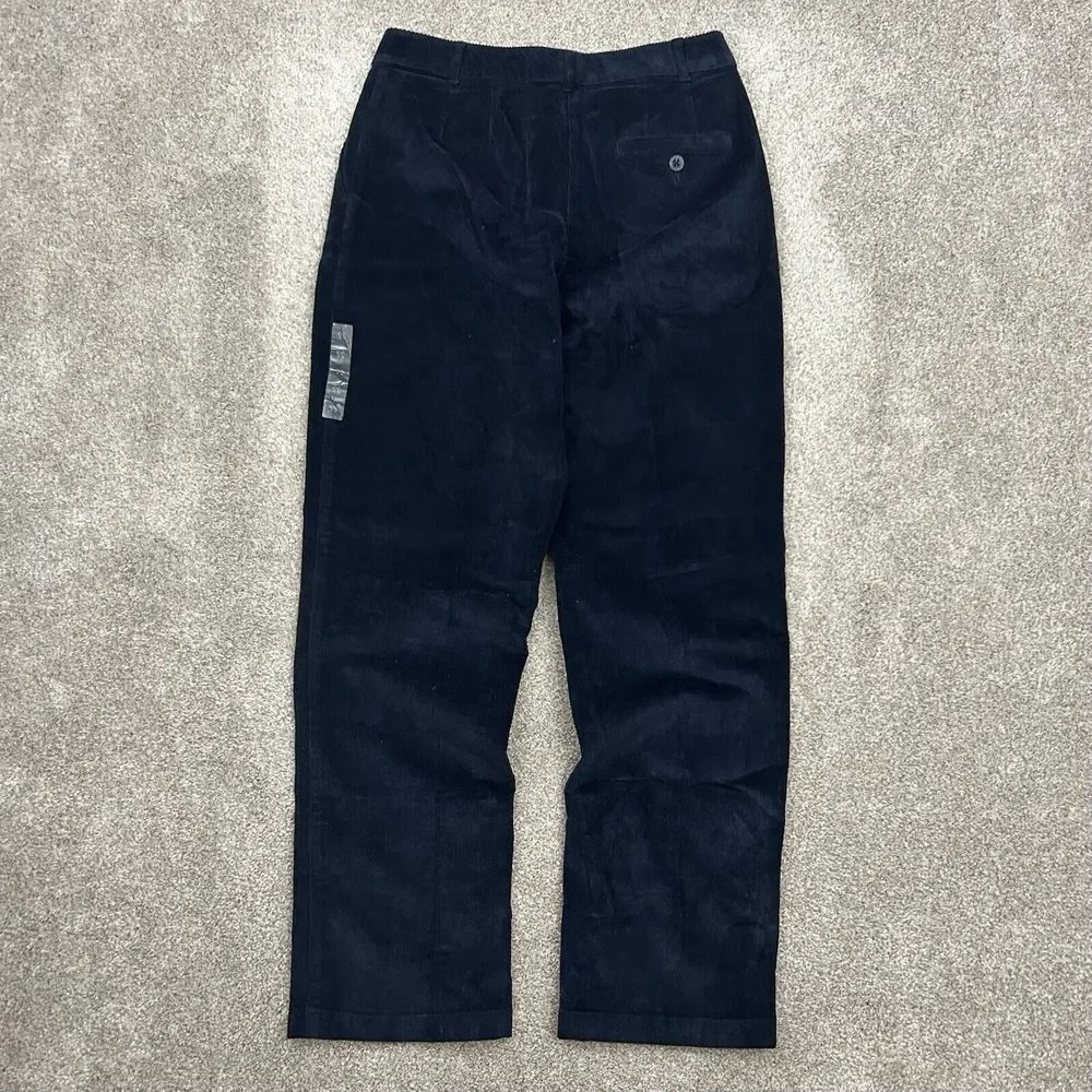 L.L Bean Women's Size 11 Blue Corduroy Pants Japan Fit‎ NEW - Picture 3 of 10